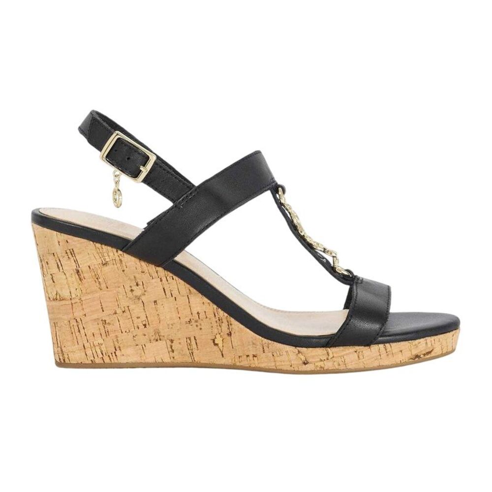 Dune London Womens/Ladies Kasslie Wedge Sandals / Black